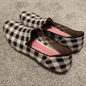ROTHY'S Marta Ferri Loafer Chestnut Check